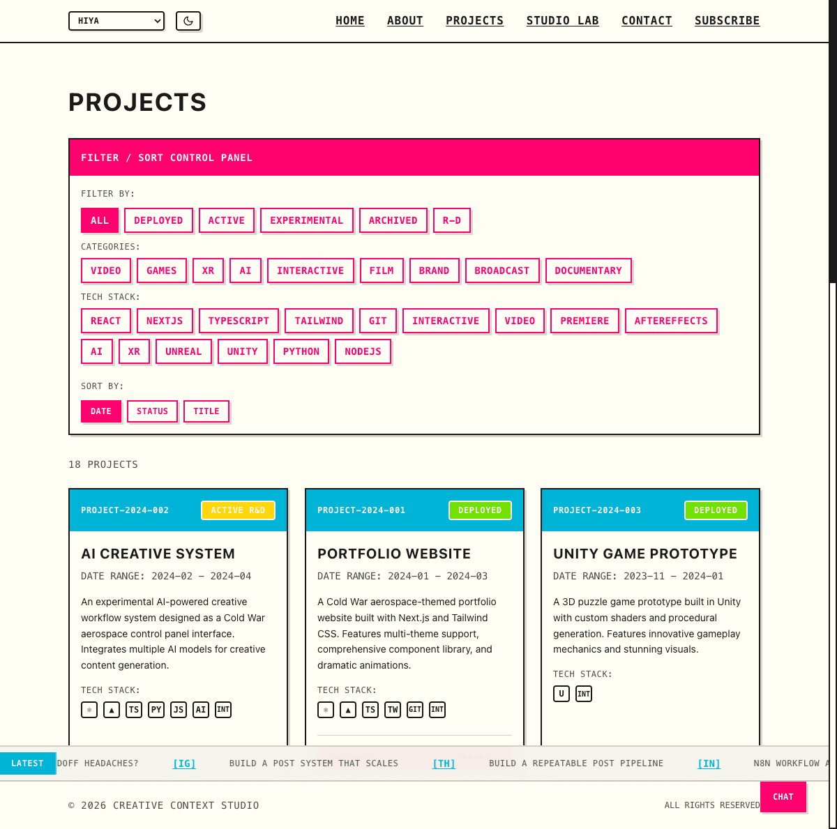 Creative Context Studio